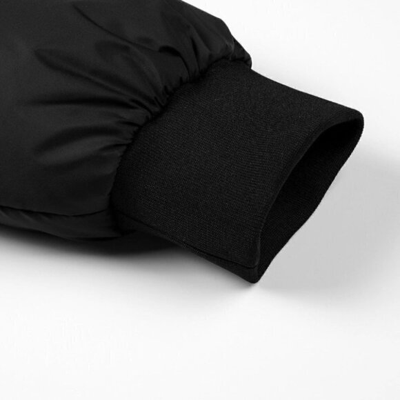 Dusty Blue Mens Zipper Puffer Coat - Picture 8 of 9